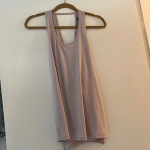 Athleta tank top size medium cute tie back and monochromatic lavender color